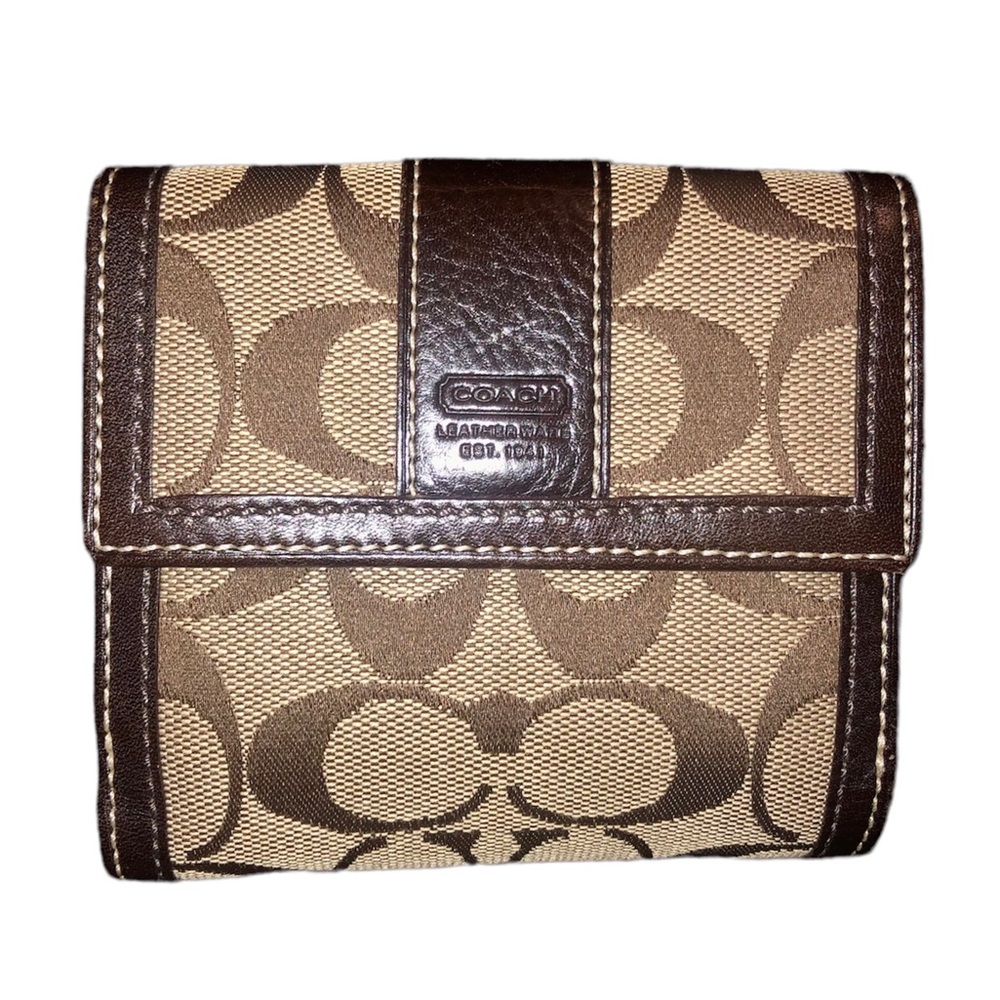 Coach signature vintage wallet